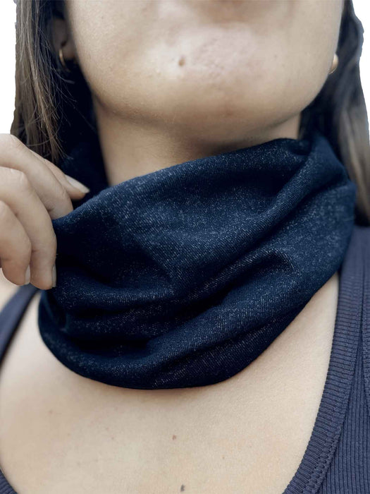 Tubular scarf Black