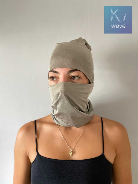 Tubular scarf Silver